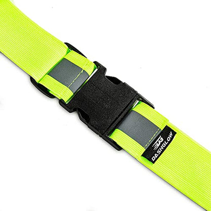2-6 Pack - Reflective Glow Belt Safety Gear, Pt Belt, for Running Cycling Walking Marathon Military - style: 6 Pack