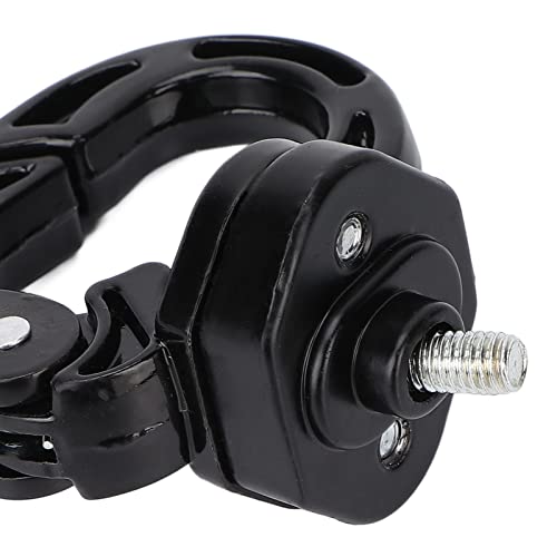 Estink Electric Scooter Front Claw Hook, Alloy Steel & Aluminum Motorcycle Hanger for Helmet & Bag Storage, 26.5 lb Load Bearing & Auto Lock Design for Safer Riding (Black)