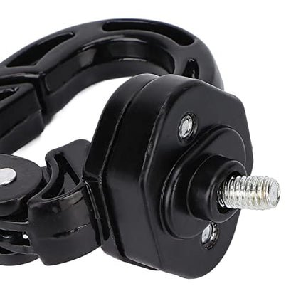 Estink Electric Scooter Front Claw Hook, Alloy Steel & Aluminum Motorcycle Hanger for Helmet & Bag Storage, 26.5 lb Load Bearing & Auto Lock Design for Safer Riding (Black)