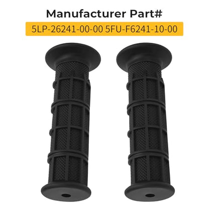M MATI Handlebar Grips for Yamaha Raptor Grizzly Kodiak Bruin Big Bear 80 125 200 250 350 400 450 550 660 700 YFM250 YFM350 YFM400 YFM700 YFZ450 2001-2024 5LP-26241-00-00 5FU-F6241-10-00