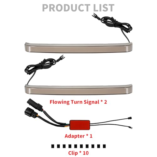 LED Saddlebag Tail Light with Running Brake Light and Sequential Turn Signal Lamp Fit for Harley Touring Street Glide Road King Road Glide Electra Glide Ultra Limited 2014-2024 (Beige Lens) - color: 2014-2024 Beige