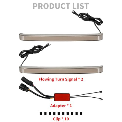 LED Saddlebag Tail Light with Running Brake Light and Sequential Turn Signal Lamp Fit for Harley Touring Street Glide Road King Road Glide Electra Glide Ultra Limited 2014-2024 (Beige Lens) - color: 2014-2024 Beige