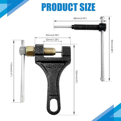 420-530 Chain Breaker, Motorcycle Chain Tool, Link Splitter Pin Remove Tool, Motorcycle Heavy Duty Link Breaker Splitter Fit for Bicycle Dirt Pit Bike ATV Quad Go-Kart #40 41 428 520 530 525