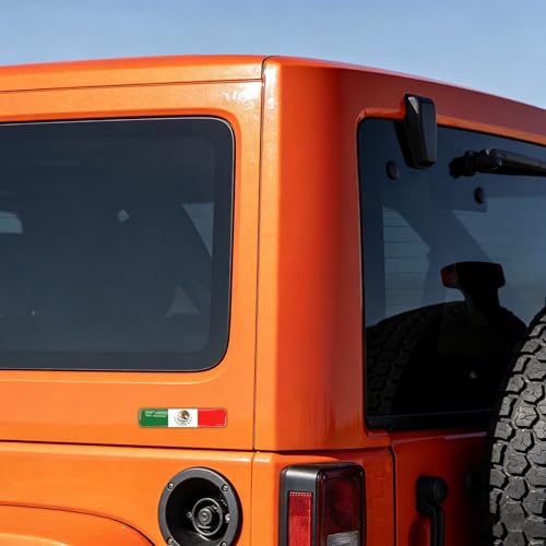 4-Pack Mexico Flag 3D Epoxy Car Stickers – Reflective Waterproof Decals for Cars, Trucks, Motorcycles, Helmets, Laptops & More, Durable Mexican Pride Auto Accessories