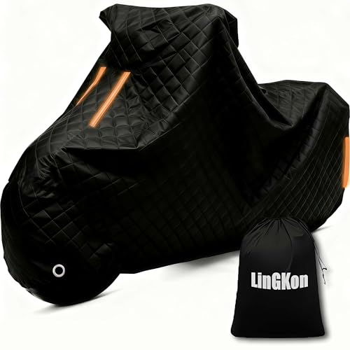 Anti-Hail Motorcycle Cover for Yamaha R 1-Z 丨Waterproof Motorcycle Cover Rain Snow Wind Uv & Scratch Proof with Storage Bag - size: for R 1-Z