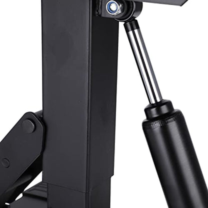 Dirt Bike Stand Motorcycle Lift Jack 1000 Lbs Capacity Height Adjustable Engine Hoist Stand Hydraulic Lift for Dirt Pit Bike ATV Repair Maintainance Heavy Duty