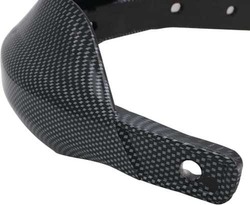 JFG RACING Dirt Bike Handguards,Transfer Imitation Carbon Fiber Universal Hand Guards for 7/8 in and 1 1/8 in Handlebar for Ebike ATV Pitbike Dirtbike Off Road Motocross Enduro - color: gray