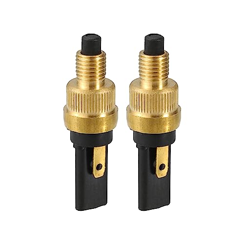 X AUTOHAUX 2pcs 6mm Motorcycle Brake Tail Light Front Rear Brake Clutch Switch Plug Universal for Motorcycle Scooter