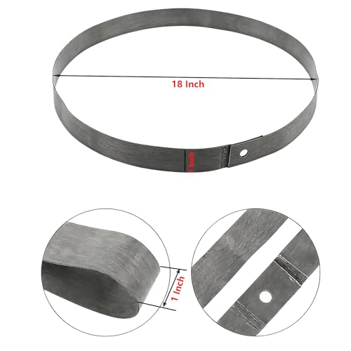 Motorcycle Rim Strips, Heavy-Duty Rubber Rim Tape with Pre-Drilled Valve Stem Hole Spoke Nipple Puncture Protection for Off-Road Dirt Bikes & Street Motorcycles - color: 18" Wheel -18" x 25mm Rim Strip