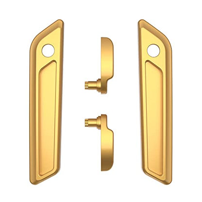 Advanblack Saddlebag Latches Covers, Lid Lifters Levers Fit for 2014+ Harley Touring Hard Saddlebags - Black Hills Gold - color: Black Hills Gold