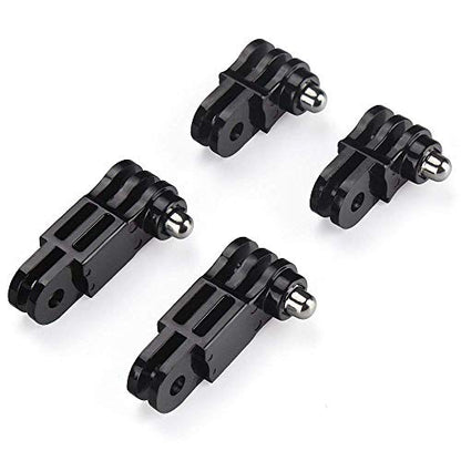 HSU Adjust Arm Straight Joints Mount, Long and Short Same Direction Straight Joints Mount for GoPro Hero 13 12 11 10 9 8 7 6 5 4 3 3+ 2 1, AKASO Campark and Other Action Cameras