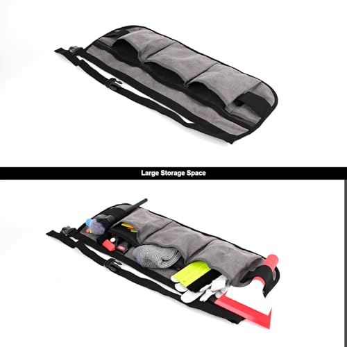EHDIS Window Tint Kit with Vinyl Tool Pouch,Felt Squeegee,Razor Blade Scraper,Small Rubber Scraper Vinyl Wrap Installation kit for Car Wrapping,Window Film,Graphics,Decal Installation
