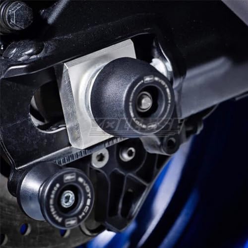 ALmart Motorcycle Front & Rear Fork Axle Slider Wheel Protector Crash Guard Fit forYa-maha MT-09 / Tracer9 GT / XSR900 2021-2025