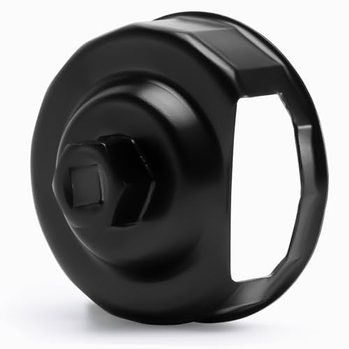 76mm 14Flutes Oil Filter Cap Wrench Removal Tool Socket, Fit for 1984-2021 Harley Spin-On Oil Filters (Except '15-Later XG)