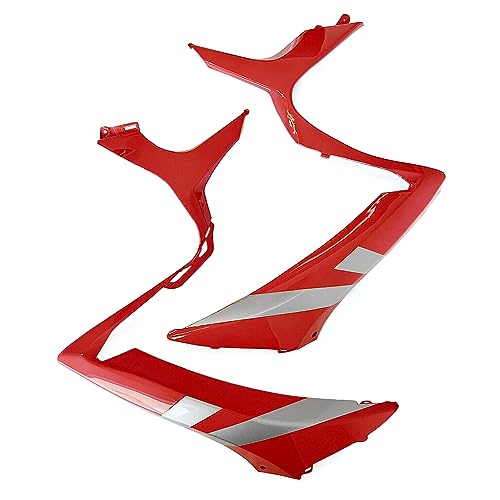 FLPRO Motorcycle Fairings Compatible for Suzuki 06 07 GSXR600 GSXR750 K6 2006 2007 GSX-R600 GSX-R750 Fairing Kit ABS Plastic Injection Bodywork Gloss Black Red Body Kits - color: Gloss Black Red-2