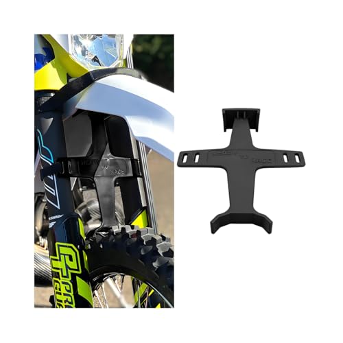 Motorcycle Fork Guard Suspension Support Brace, Dirt Bike Transportation Protector Tie Down Fork Seal Saver, Suspension Support Saver Protection Tool, Fits Most Motocross Motorcycle (Black) - color: Black