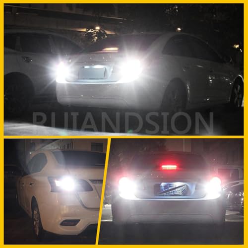 Ruiandsion 1156 Light Bulbs 2pcs 6V 1156 BA15S LED Bulbs RV Lights Warm White 5050 12SMD for Back Up Reverse Turn Signal Tail Lights,Non-polarity - color: Warm White, size: 1156/BA15S