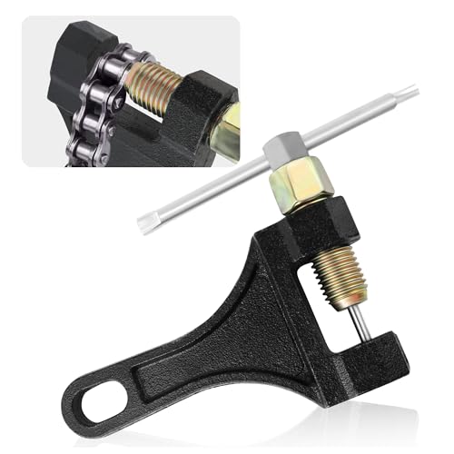 Motorcycle Chain Breaker Tool,Chain Link Removal Tool #420 428 520 525 528 530,Universal Bike Chain Tool Motorcycle Accessories for Motorcycle Dirt Bike Scooter Go-Kart - color: 1*Chain Breaker