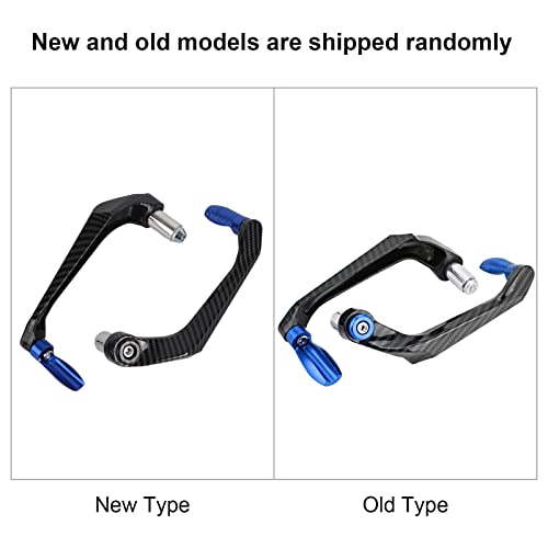Motorcycle Lever Guards, 7/8 inch Universal Aluminum Alloy Motorcycle Handlebar Brake Protector (Blue)