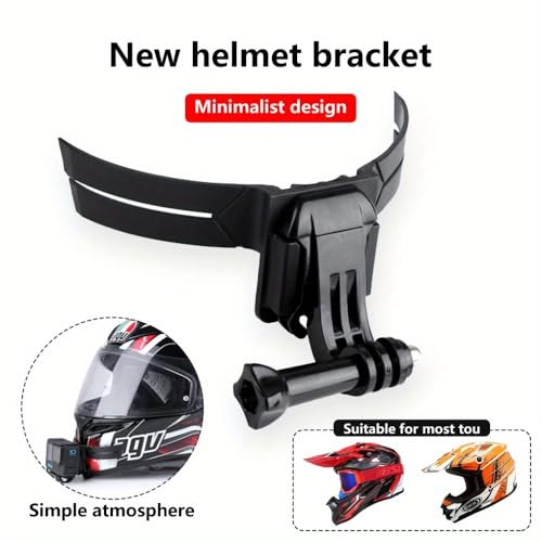 Motorcycle Helmet Camera Mount Chin Bracket Full Face Removable Holder Outdoor Cycling Supplies Replacement for GoPro