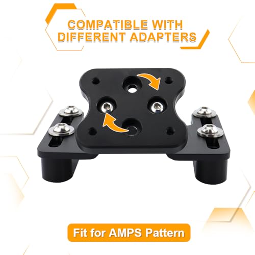 Motorcycle GPS Mount Bracket Phone Navigation Holder Fit for Husqvarna TC/TE/FC/FE/TX/FX 125-501, Compatible with Garmin/Tomtom Mount (AMPS Hole)