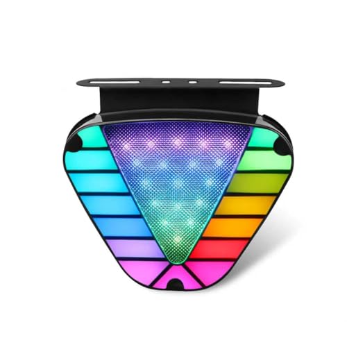 Triangle Strobe Light, Anti-Rear-End Collision Flashing Light, High-intensity LED Safety Warning Tail Lamp, Universal Truck Taillight with Running and Flashing Modes