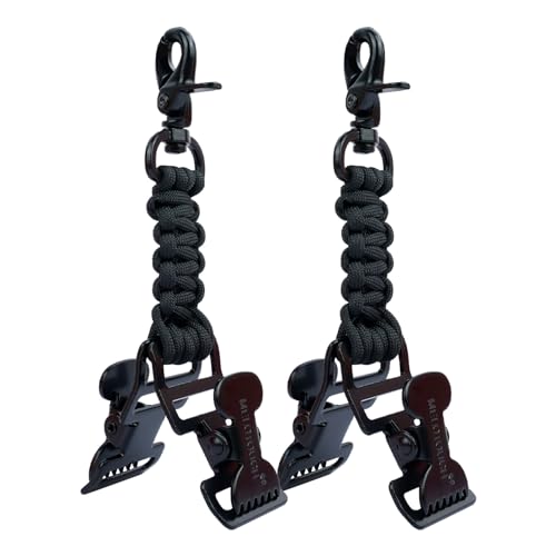 MELOTOUGH Tactical Glove Clip for Work Glove Holders with 2 Alligator Clips for Tool Belt,Tactical Bag,Outdoor Accessory - color: Black 2, size: 2 PACK