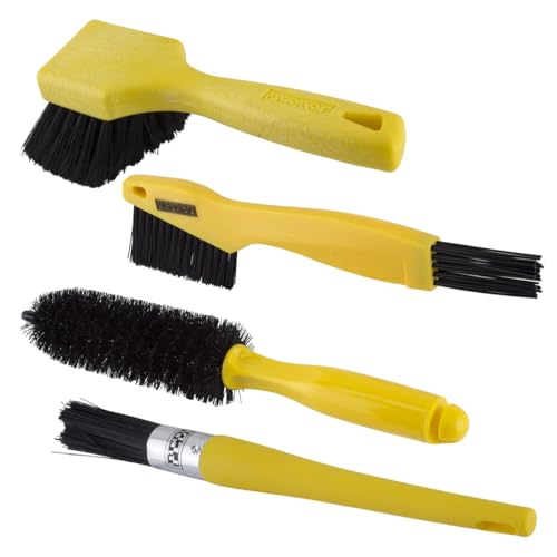 Pedros Pro Brush Kit, Set of 4 Unique Tools | bike-cleaning-tools
