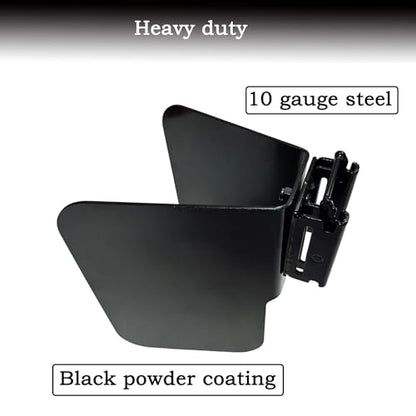 2pcs Motorcycle E Track Wheel Chock E Track Dirt Bike Wheel Chock Supports Tires up to 6 inch Wide