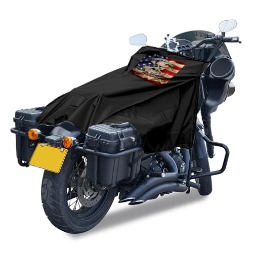 Motorcycle Seat Cover Sun Protection Cover Lightweight Half Covers Outdoor Sun Covers Dust UV Protection for Most Motorcycles Full Dress Touring Cruiser - Black Style F, M - color: Black-Style F, size: M