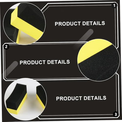 Zerodeko 2pcs Car Cleaning Sponge Durable High Absorbency Scratch Tire Dressing Applicator Pads for Polishing and Detailing for Cars Trucks and Motorcycles