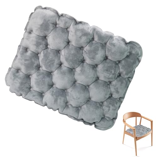 EULANT Lightweight Inflatable Seat Cushion Waterproof Air Cushion,Portable Travel Cushion Suitable for Camping Hiking Climbing Bleacher, Home and Office - color: Gray, size: Double-Side Velvet