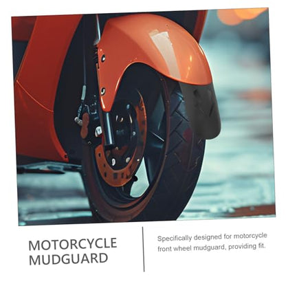 PartyKindom Motorcycle Front Mudguard Extended Protects against Water and Mud Splashes for Electric Motorcycles Easy Installation Accessories Included