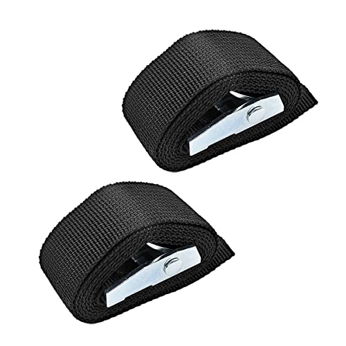 2PCS Lashing Straps with Buckles Adjustable, Up to 600lbs,Tie Down Straps for Motorcycle, Cargo, Trucks,Trailer,Luggage (1" x 3.3') - size: 1" x 3.3'
