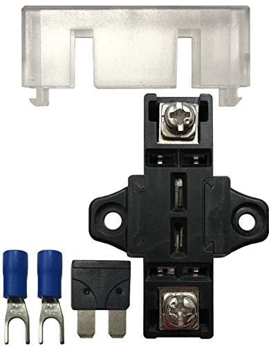 Stack-able Add-on in-line Fuse Holder Panel & Distribution Block for ATO/ATC & ATM/MIN Blade Fuses - Automotive Marine Car Boat RV (1)