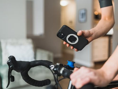 Quad Lock Stem/Handlebar Bike Phone Holder Kit with MAG Phone Case for iPhone 15 Pro - size: iPhone 15 Pro