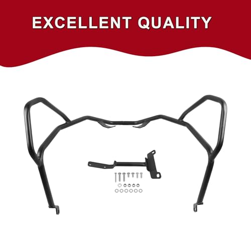 Highway Crash Bar Frame Falling Protector Bars Replacement for Honda NT1100 NT1100 DCT NT1100 ES 2025 2026 Motorcycle Steel Engine Guard Bumper (Upper and Lower)