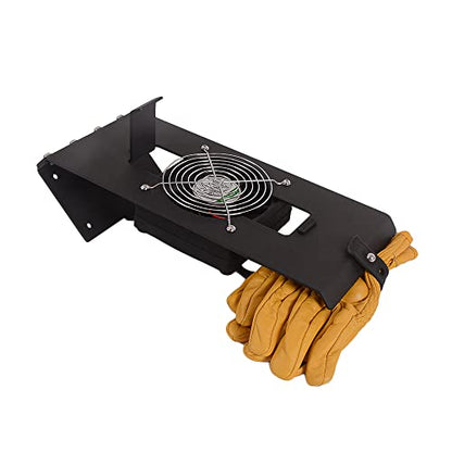 Helmet Dryer Helmet Wall Mount Holder Rack with Ventilation Fan for Motorcycle Helmets, Coats, Gloves