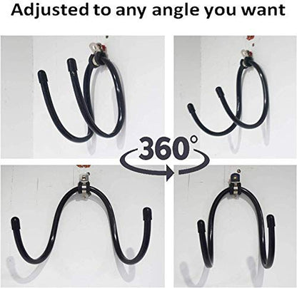 Pmsanzay Skateboard Wall Mount Wall Hanger Rack Storage Display Holder - for Storage Your Skateboard or Longboard and Helmet - Easy to Install - Hold up to 20 KG. (40LBS) - 2/PK