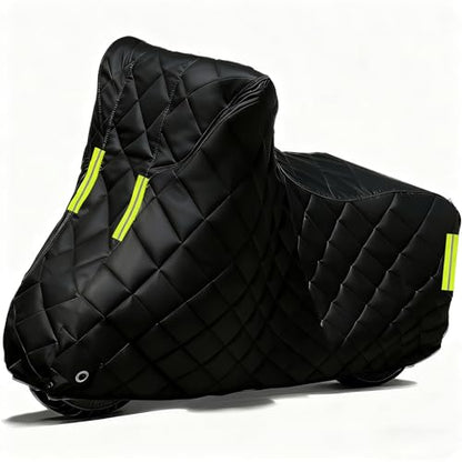 Motorcycle Cover for Yamaha Xmax 300,Thickened Anti-Hail Motorbike Covers for Outside Storage with Lock Holes All Season Universal Weather Night Reflective Design - size: for Yamaha XMAX 300