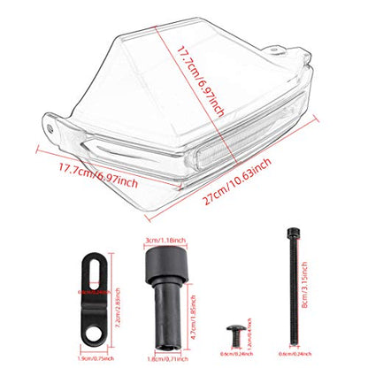 Motorbike Handguard Handle Protection Shield Motorcycle Motocross scooter Windproof Handlebar Hand Protection Protective Equipment- Black