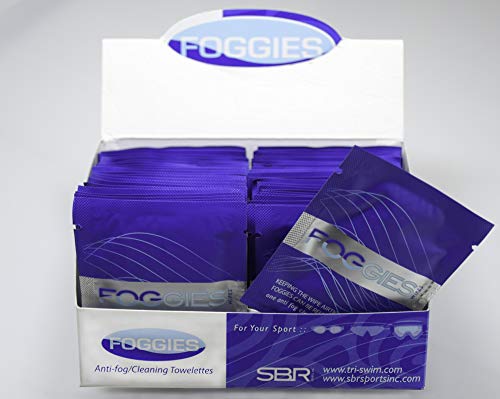 Cressi Anti-Fog - style: Anti-fog Cleaning Towelettes (1 Box of 48)