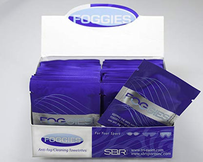 Cressi Anti-Fog - style: Anti-fog Cleaning Towelettes (1 Box of 48)