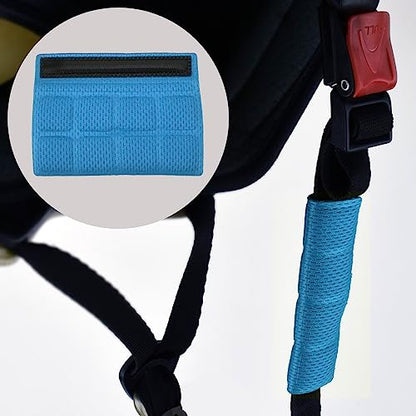 2 Set Cycle Helmet Pads, Helmet Padding Kit, Universal Foam Pads for Motorcycle Bike Cycling Helmet (Blue) - color: Blue