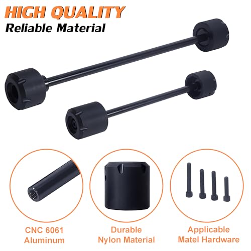 Motorcycle Front/Rear Wheel Fork Axle Slider for SUZUKI Hayabusa GSX-1300R GSXR 1300 1999-2023 Shock Absorber Falling Protection Pad Front Rear Wheel Fork Protector Drop Ball