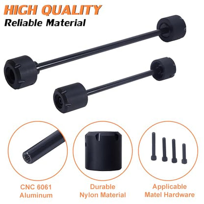 Motorcycle Front/Rear Wheel Fork Axle Slider for SUZUKI Hayabusa GSX-1300R GSXR 1300 1999-2023 Shock Absorber Falling Protection Pad Front Rear Wheel Fork Protector Drop Ball