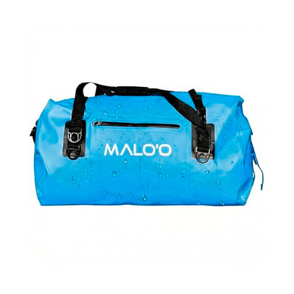 Malo’o Waterproof Dry Duffel, Heavy-Duty Roll Top Waterproof Gear Bag with Shoulder Strap & Molle Loops, Marine Duffel for Kayaking, Boating, Camping, Beach & Travel, Blue, 40L - color: Blue, size: 40L