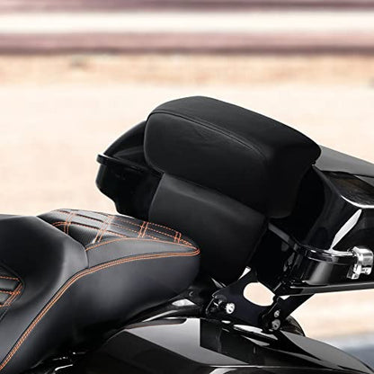 TCMT Razor Chopped Trunk Backrest Pad Fits For Harley Touring 2014-2025 Road King Street Road Electra Glide Tri Glide Ultra Limited Pack - color: Style A