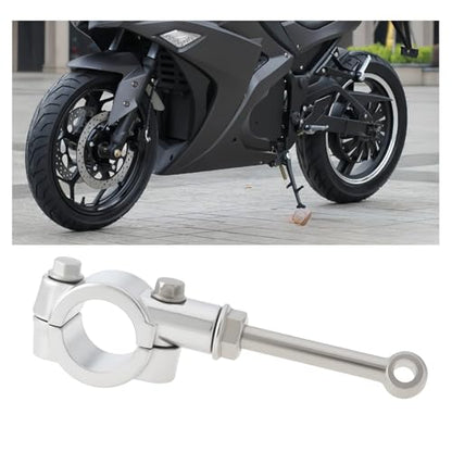 Motorcycle Kickstand Extension Assistant Tool for 20-23mm Side Stand Compatible with Yamaha, Sliver - color: Silver