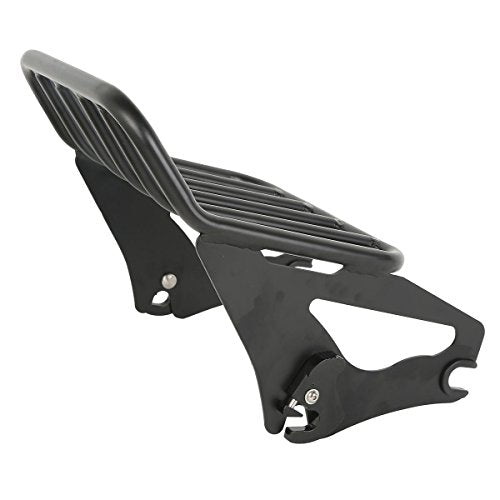 TCT-MOTORPARTS Black Sissy Bar Upright Passenger Backrest w/Pad Docking Hardware Kits Luggage Rack Fit for Harley Touring Models 2009-2013 - color: Black #3(2009-2013)